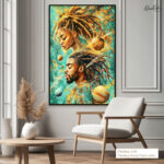 Cosmic Lineage Canvas Wall Art - Image 11