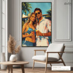 Azure Escapade Canvas Wall Art - Image 11