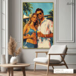 Azure Escapade Canvas Wall Art - Image 12