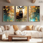 The Sovereign Stag Gallery Wall Art - Image 7