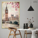 London Blossoms Canvas wall Art