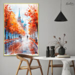 Moscow Autumn Canvas wall Art