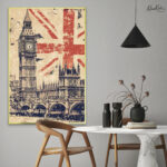 London Grit Canvas wall Art