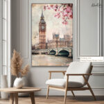 London Blossoms Canvas wall Art - Image 10