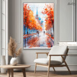 Moscow Autumn Canvas wall Art - Image 10