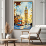 Golden Hour at Big Ben Canvas wall Art - Image 11