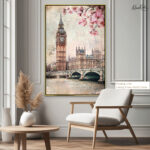 London Blossoms Canvas wall Art - Image 12