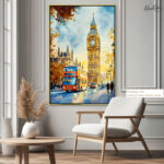Golden Hour at Big Ben Canvas wall Art - Image 12