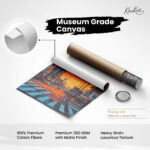 Retro Toronto Sunset Canvas wall Art - Image 13