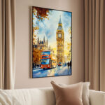 Golden Hour at Big Ben Canvas wall Art - Image 2