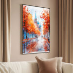 Moscow Autumn Canvas wall Art - Image 2