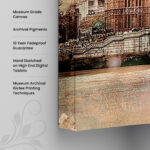 London Blossoms Canvas wall Art - Image 3