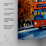 Golden Hour at Big Ben Canvas wall Art - Image 3