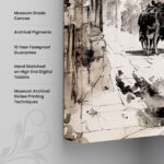 Historical atmosphere Canvas wall Art - Image 3