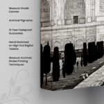 The Taj Mahal Canvas wall Art - Image 3