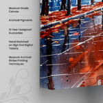 Moscow Autumn Canvas wall Art - Image 3