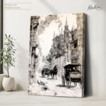 Historical atmosphere Canvas wall Art - Image 4