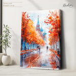 Moscow Autumn Canvas wall Art - Image 4
