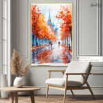 Moscow Autumn Canvas wall Art - Image 5