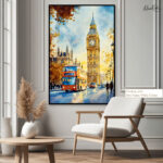 Golden Hour at Big Ben Canvas wall Art - Image 6