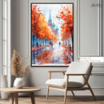 Moscow Autumn Canvas wall Art - Image 6
