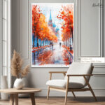 Moscow Autumn Canvas wall Art - Image 7
