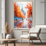 Moscow Autumn Canvas wall Art - Image 8