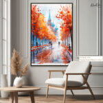 Moscow Autumn Canvas wall Art - Image 9
